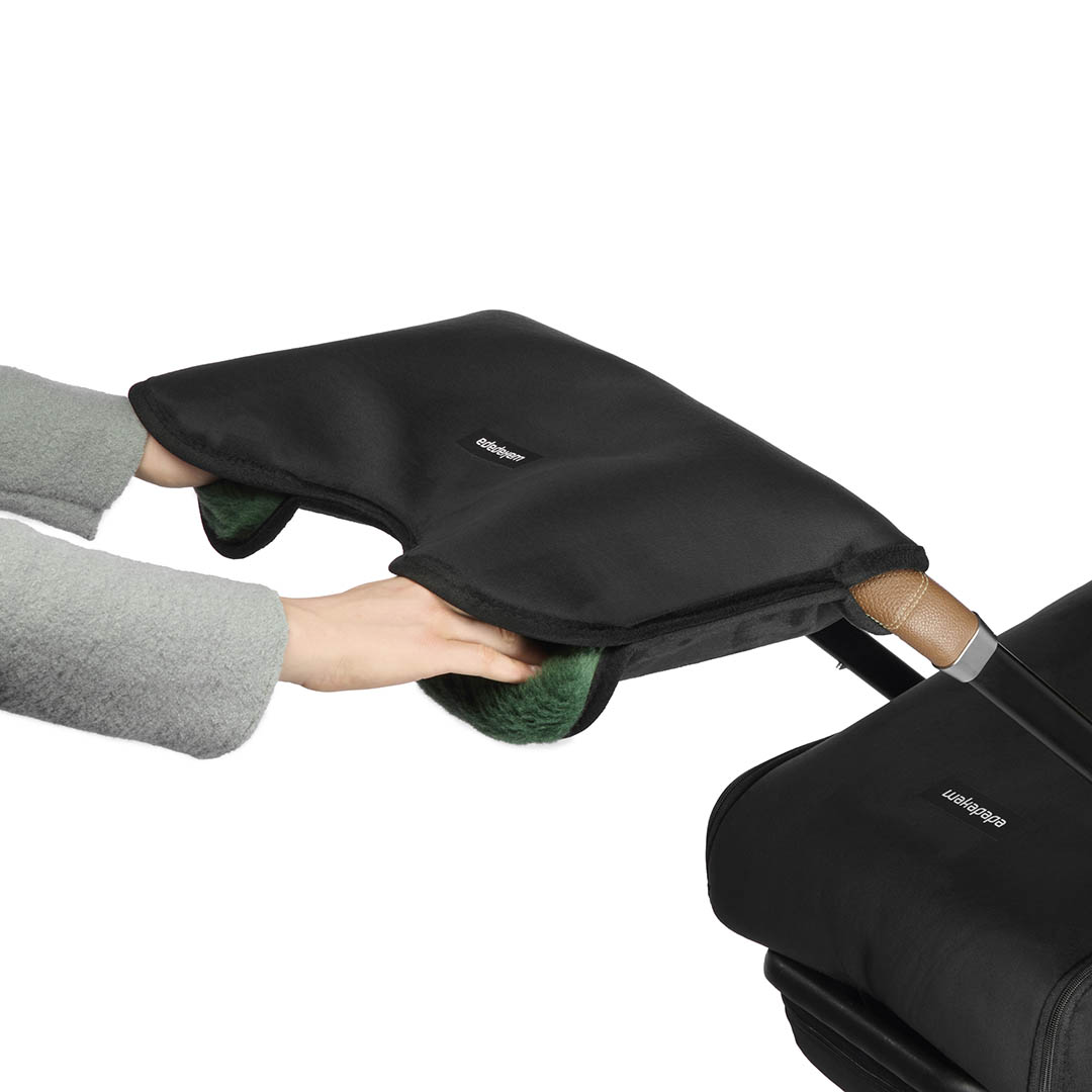 Merino Handwärmer "Nero"