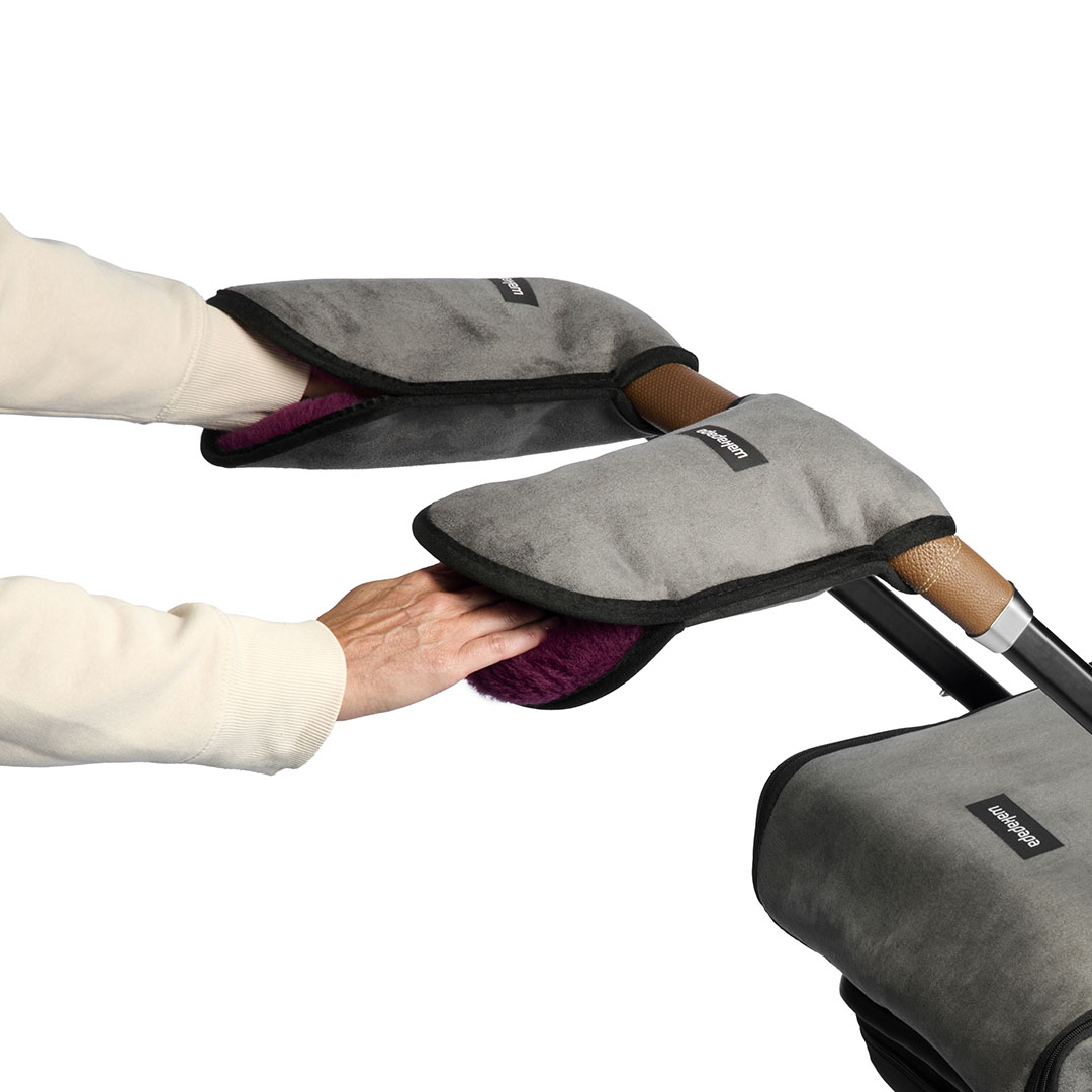 Merino Handwärmer Set "Grigio"