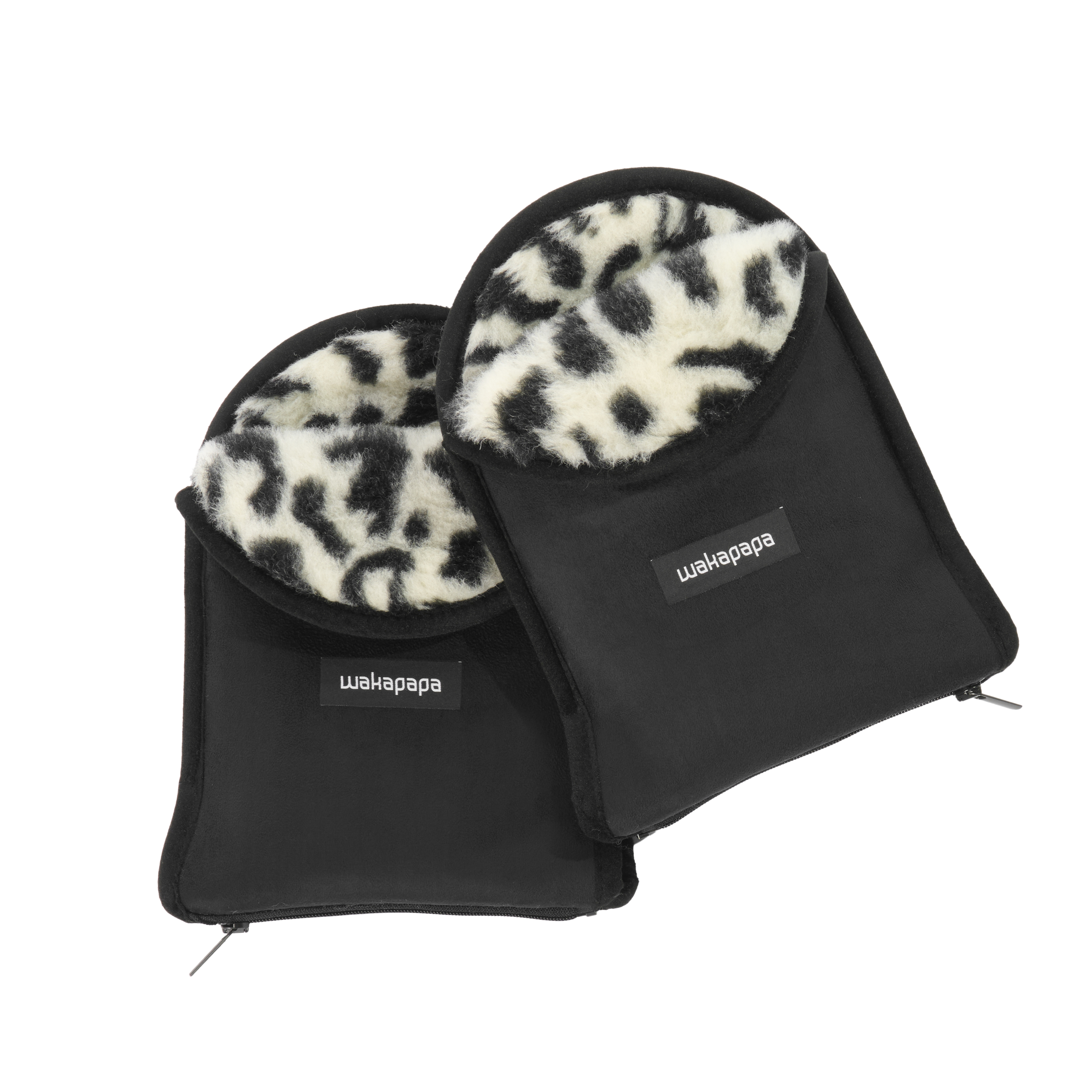 Merino Handwärmer Set "Nero" 