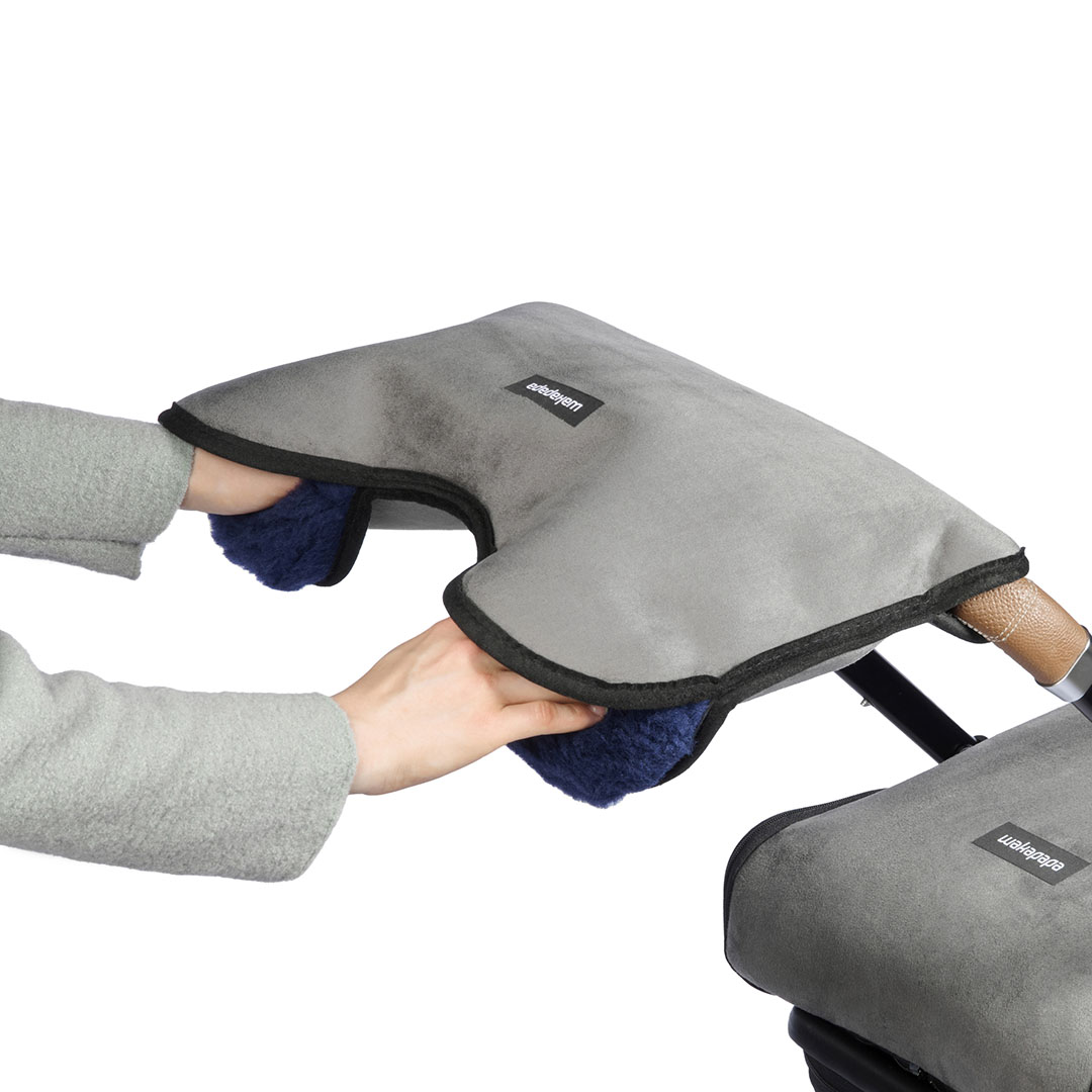 Merino Handwärmer "Grigio"