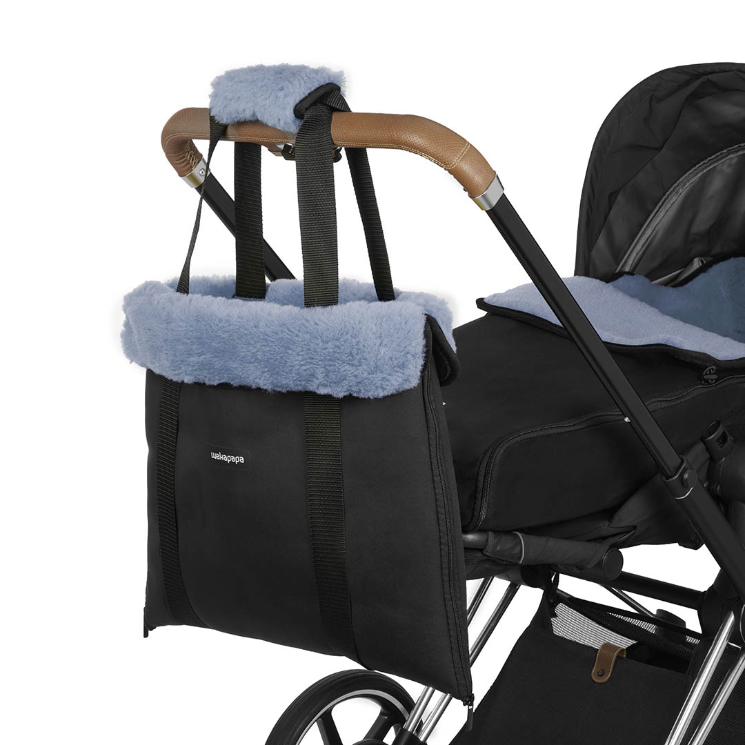 Merino Wickeltasche "Nero"