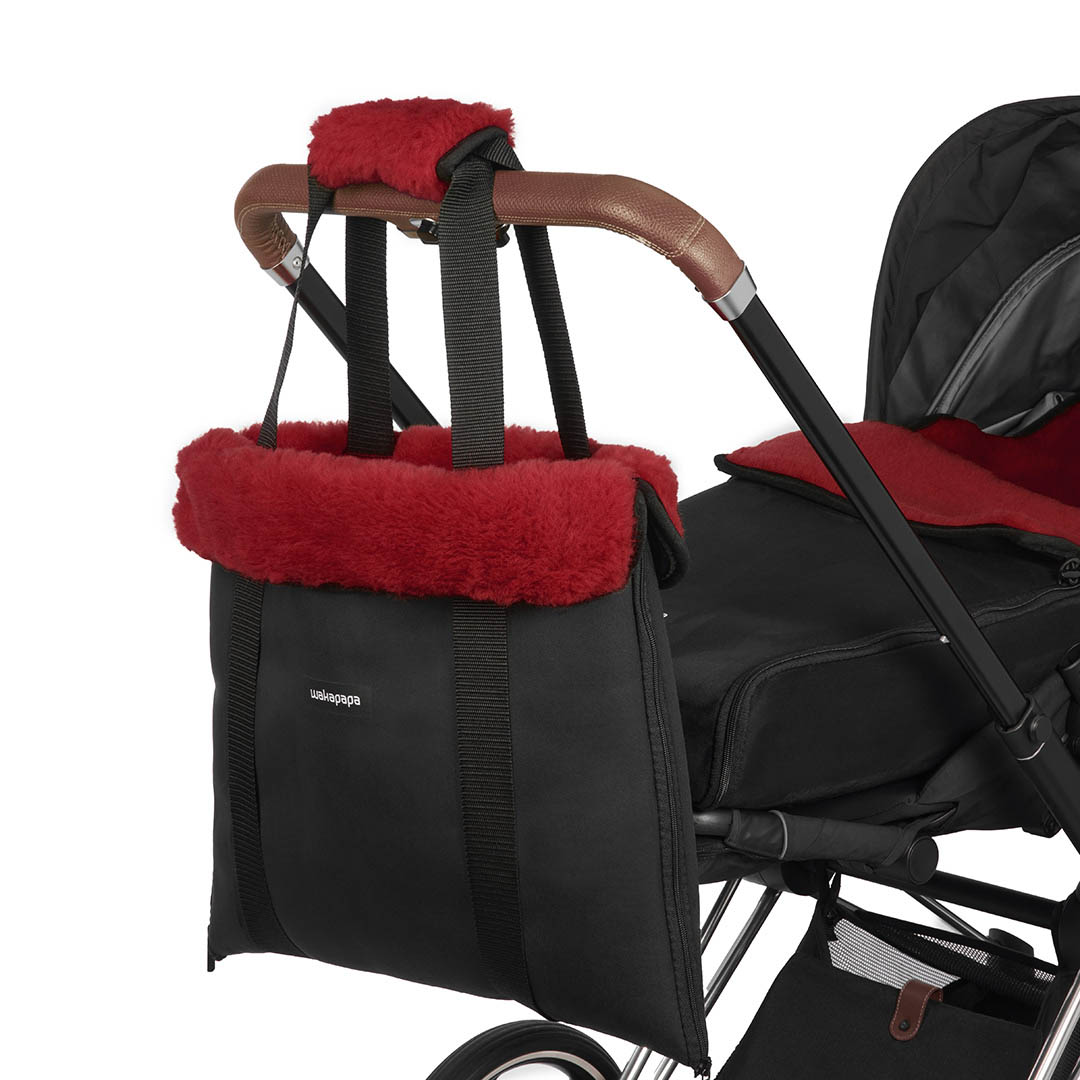 Merino Wickeltasche "Nero"