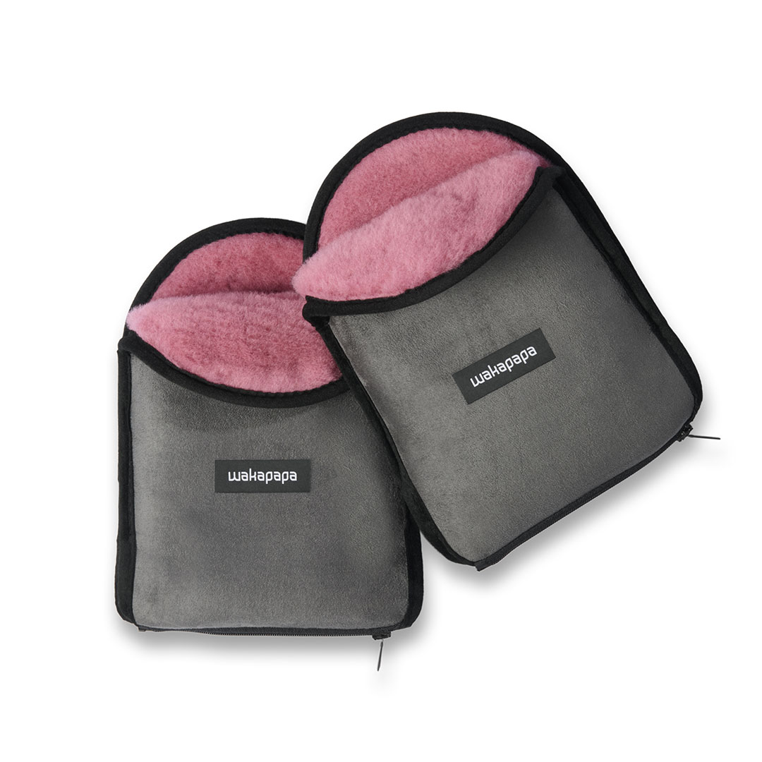 Merino Handwärmer Set "Grigio"