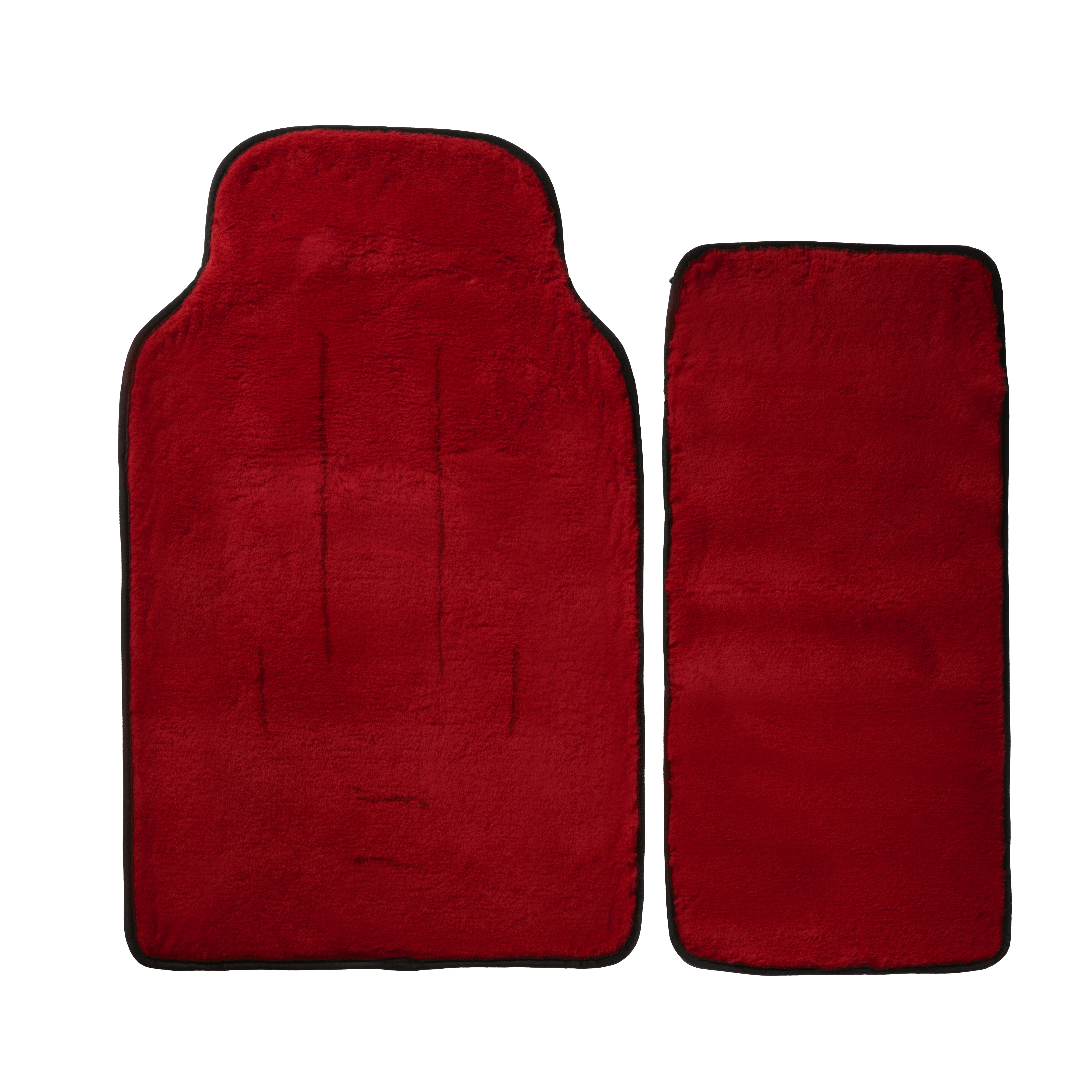 Merino Fußsack "Nero/Rosso" - Schwarz/Rot 2.0