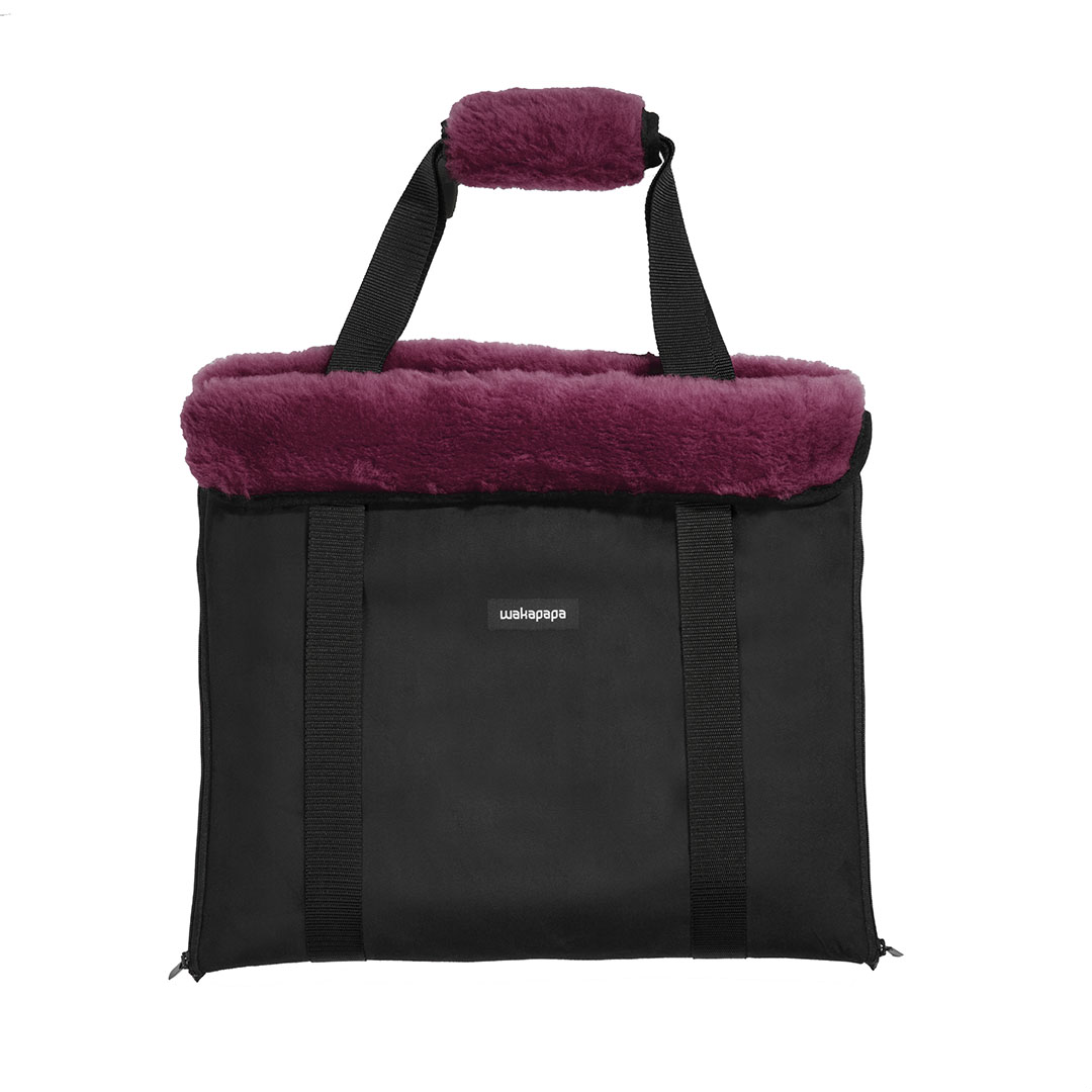 Merino Wickeltasche "Nero"