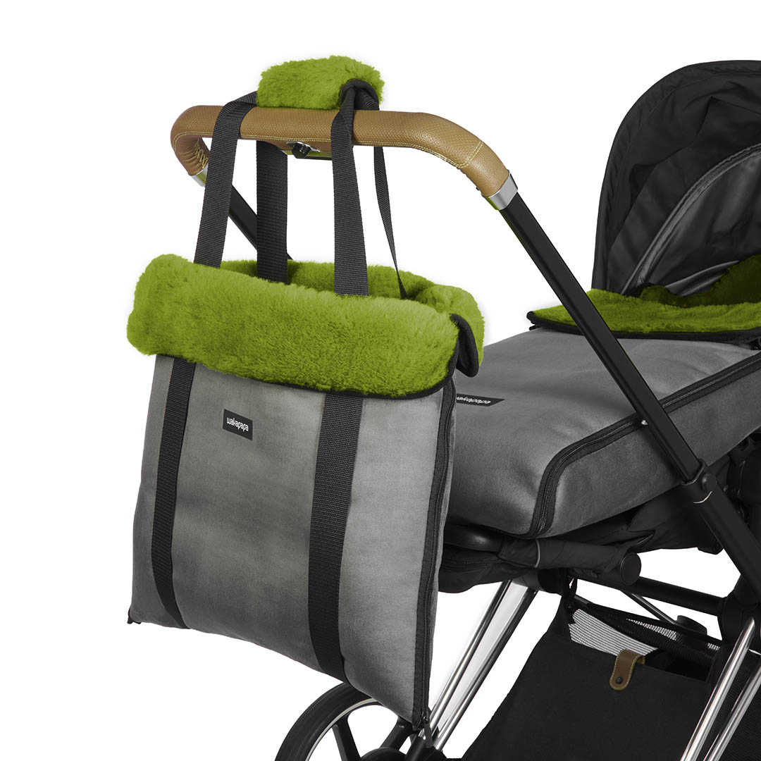 Merino Wickeltasche "Grigio"