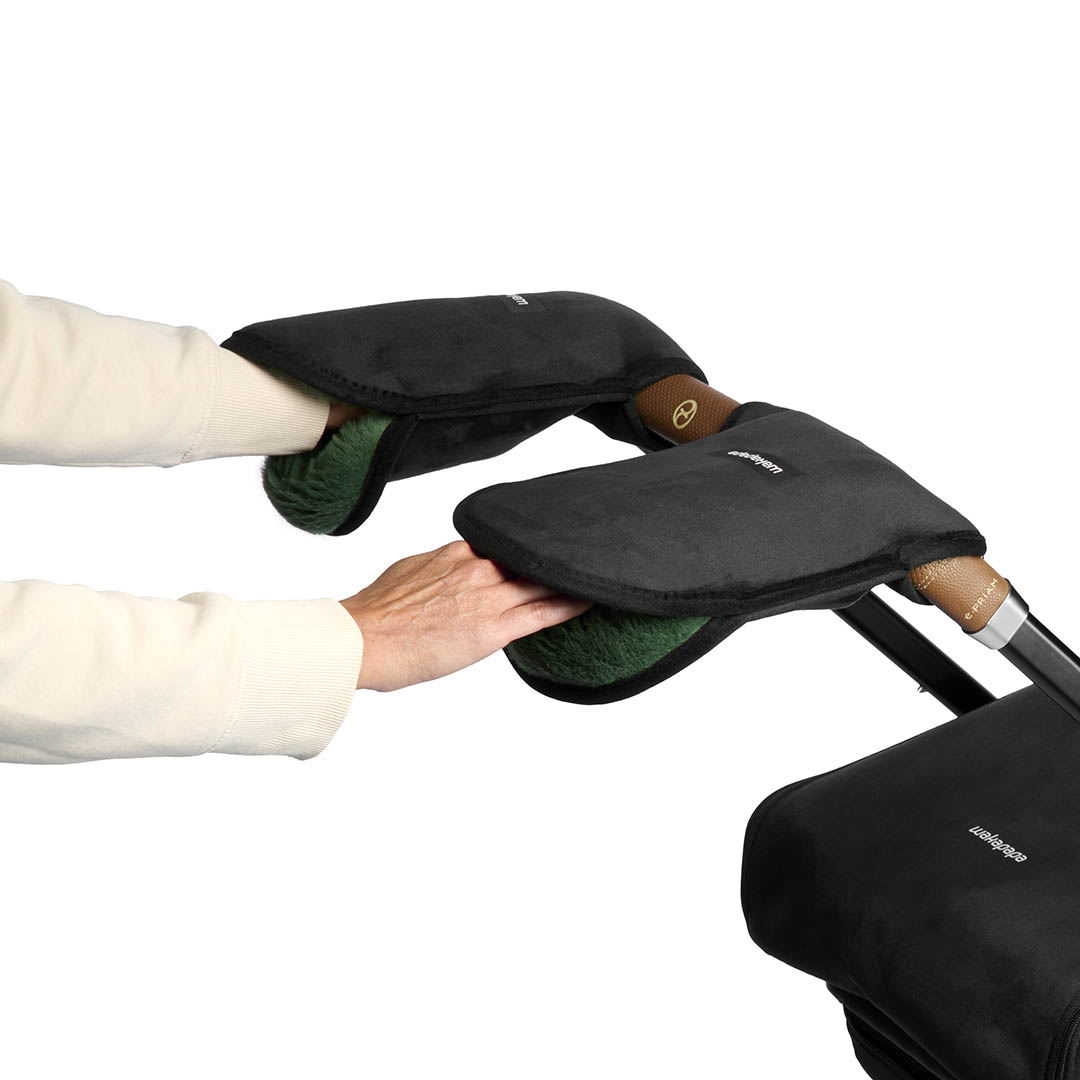 Merino Handwärmer Set "Nero" 