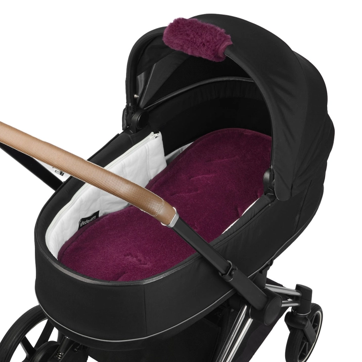 Merino Universaleinlage "Burgundy" - Dunkelrot