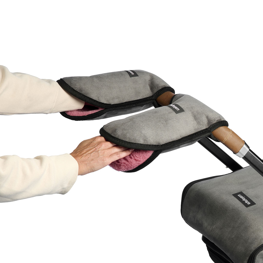 Merino Handwärmer Set "Grigio"