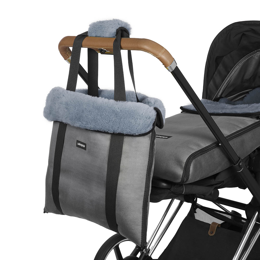 Merino Wickeltasche "Grigio"