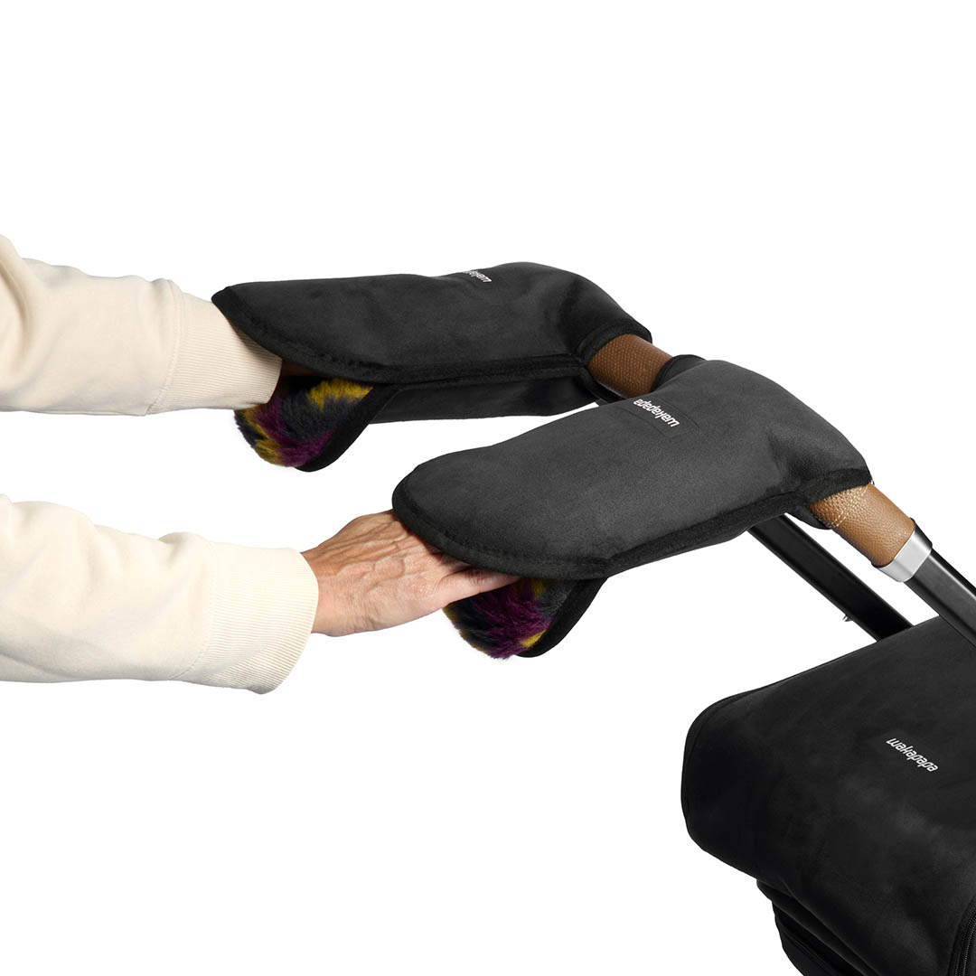 Merino Handwärmer Set "Nero" 