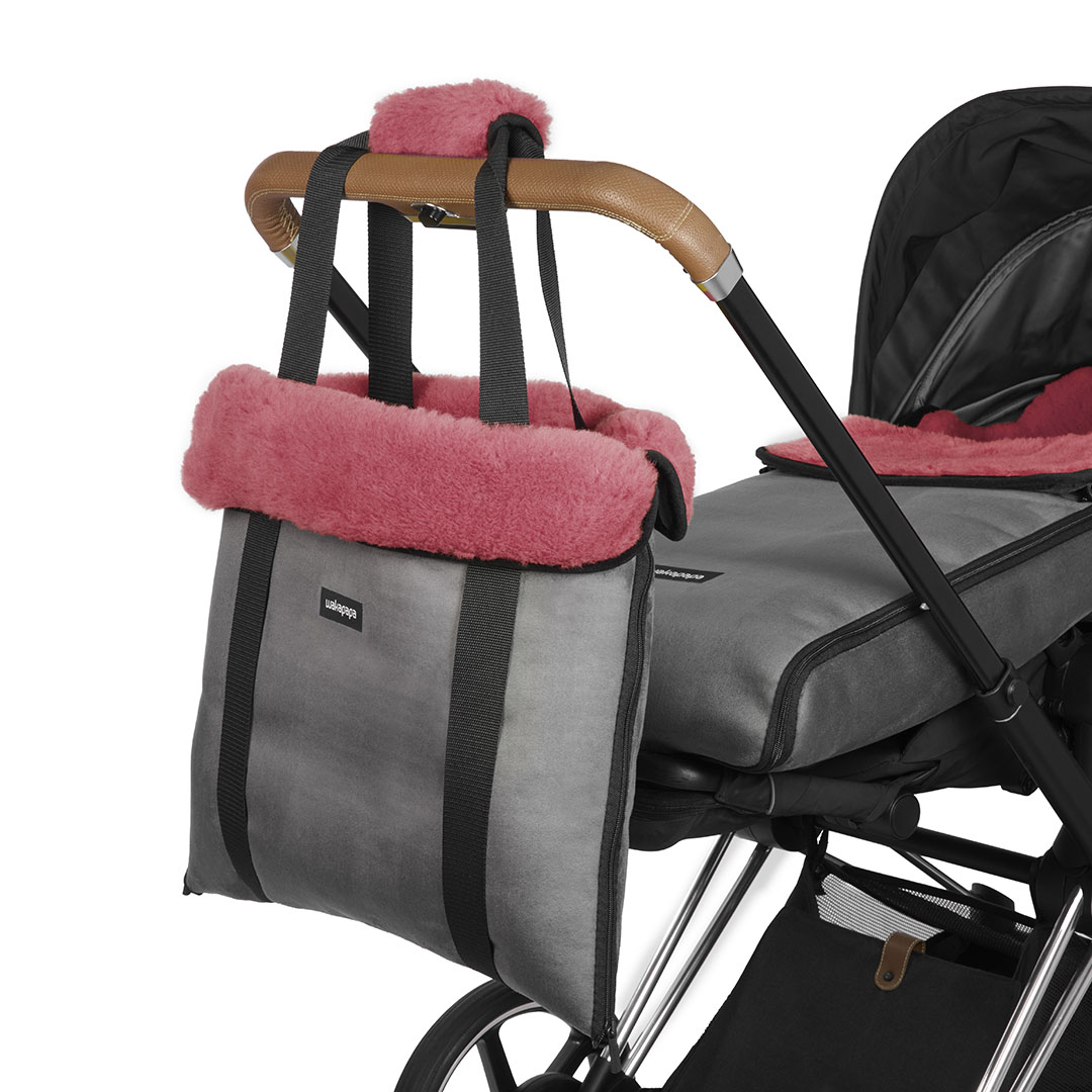 Merino Wickeltasche "Grigio"