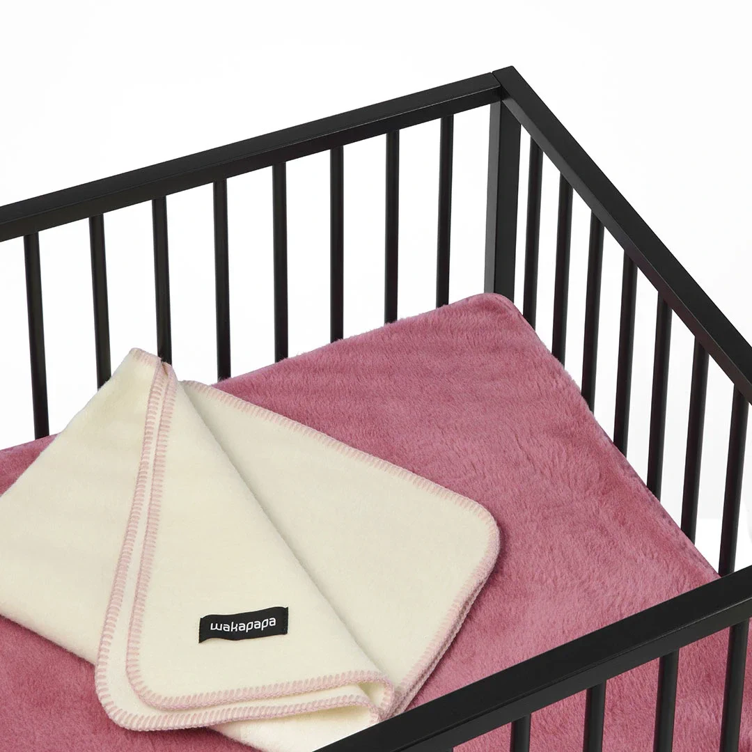 Merino Wollfleece Decke "Naturale"