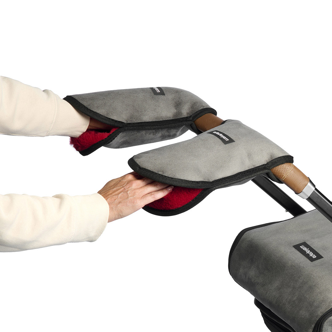 Merino Handwärmer Set "Grigio"