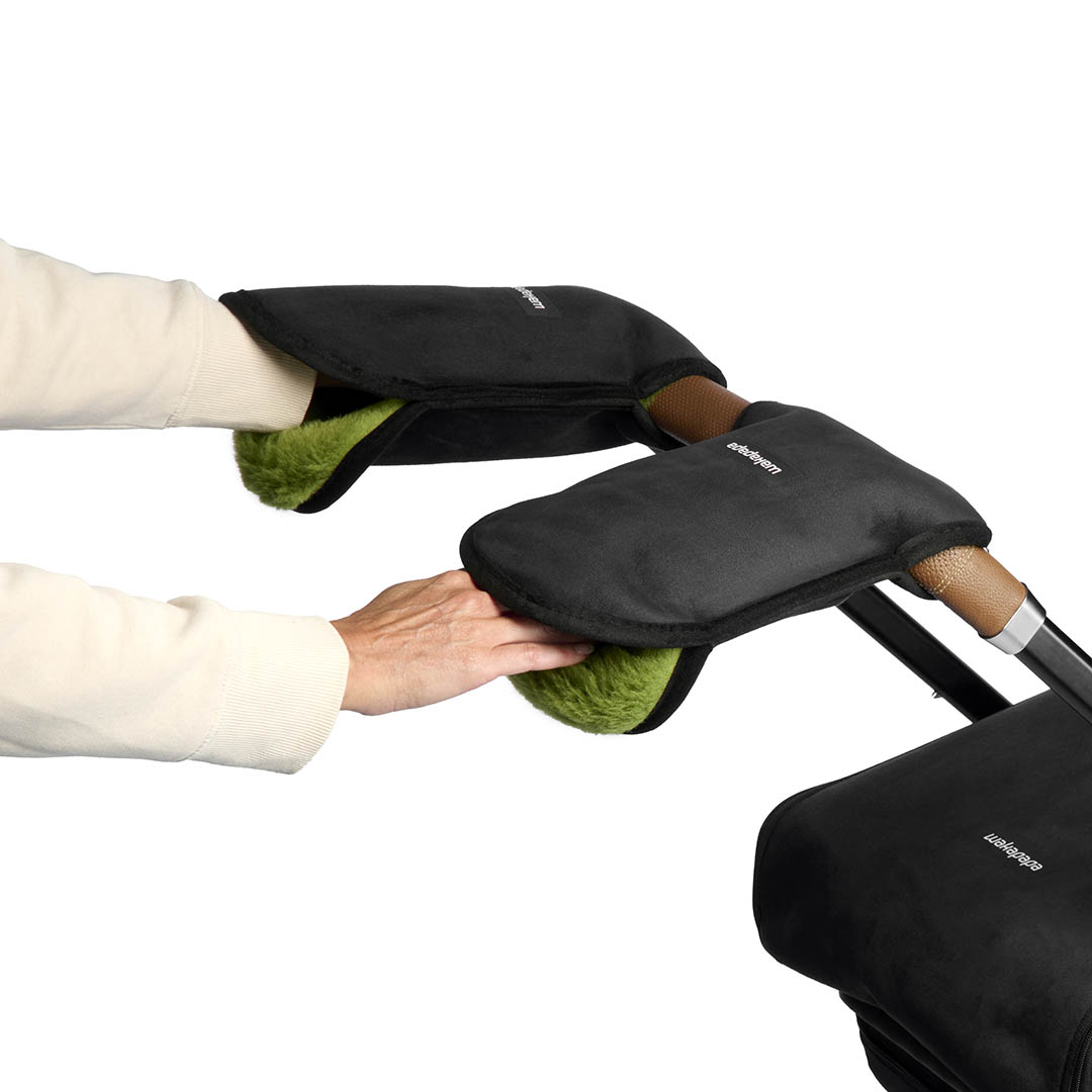 Merino Handwärmer Set "Nero" 