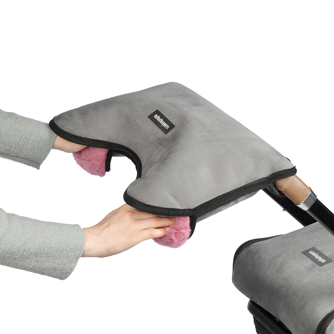 Merino Handwärmer "Grigio"