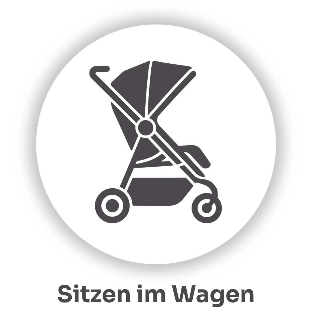 Sitzen im Wagen