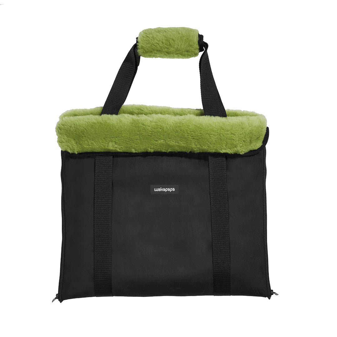 Merino Wickeltasche "Nero"