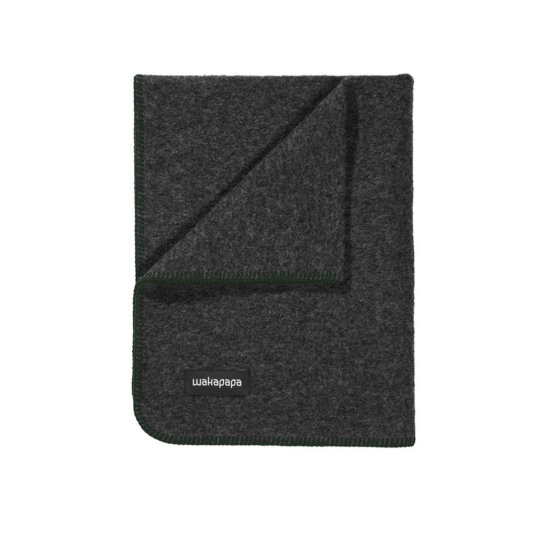 Merino Wollfleece Decke "Grigio"