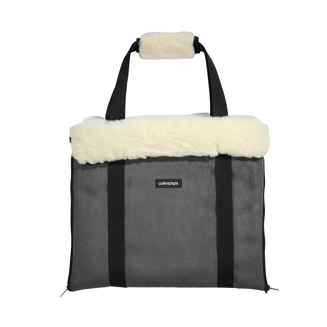 Merino Wickeltasche "Grigio"