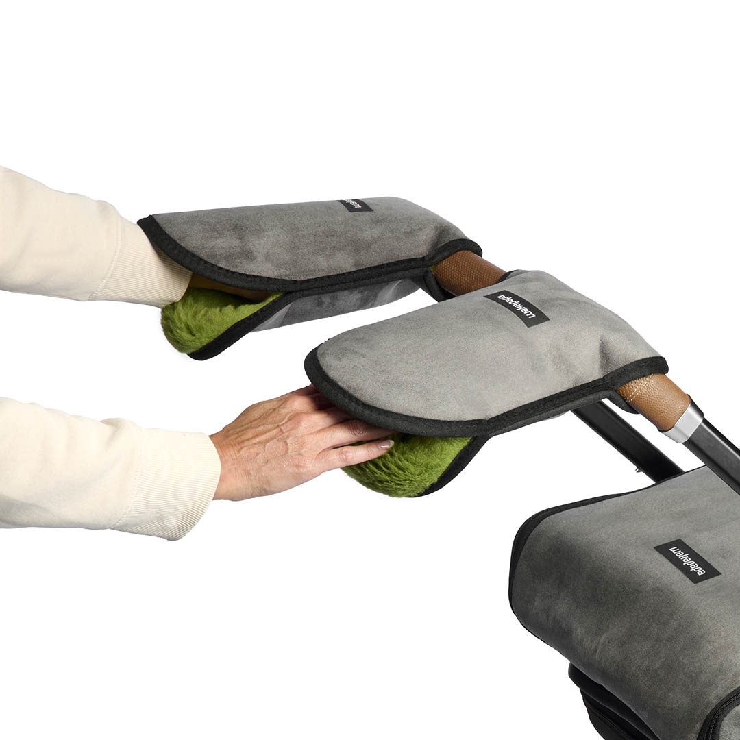 Merino Handwärmer Set "Grigio"