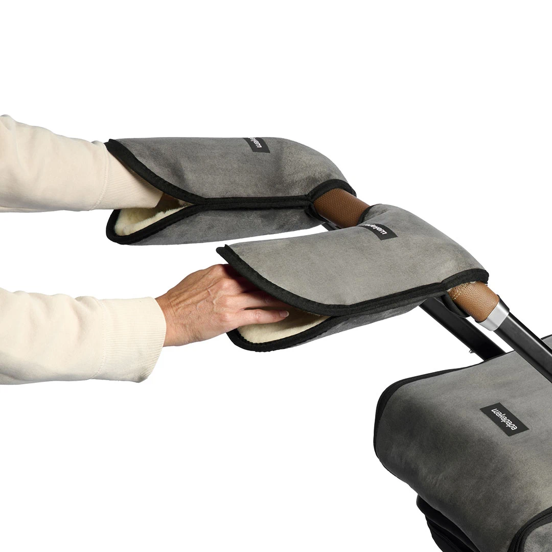 Merino Handwärmer Set "Grigio"