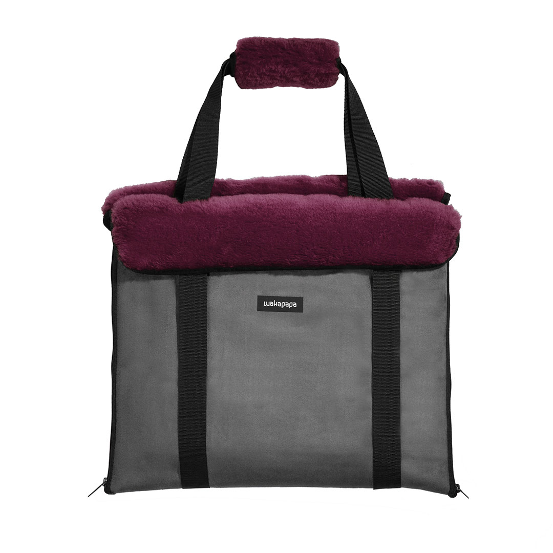 Merino Wickeltasche "Grigio"