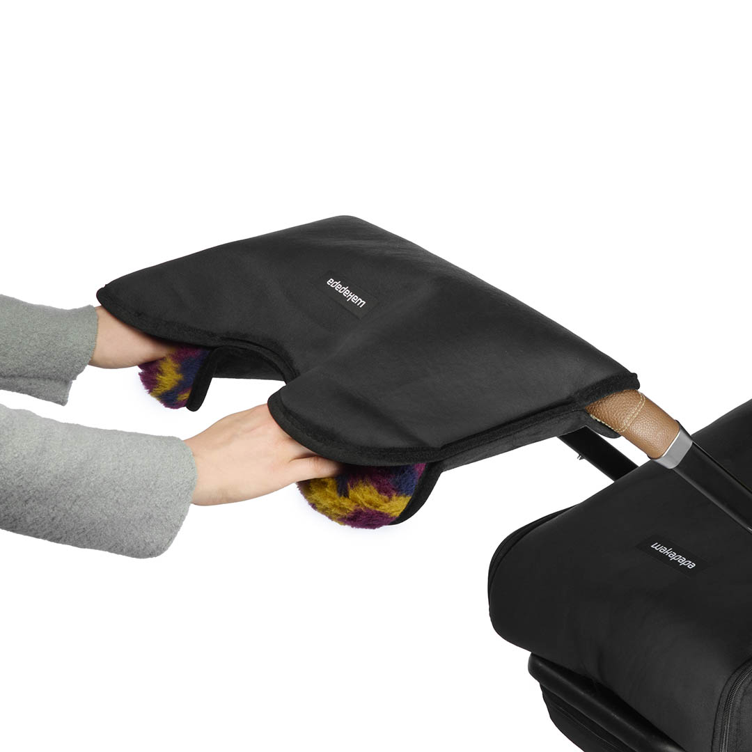 Merino Handwärmer "Nero"