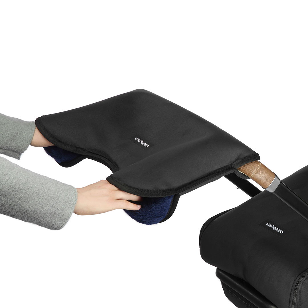 Merino Handwärmer "Nero"