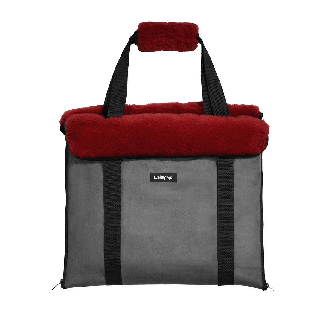 Merino Wickeltasche "Grigio"