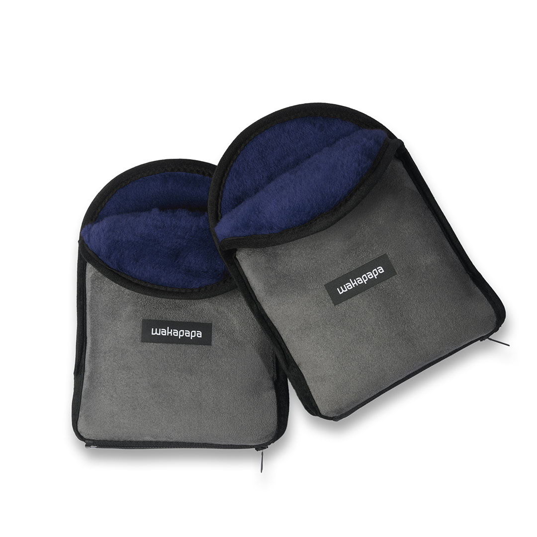 Merino Handwärmer Set "Grigio"