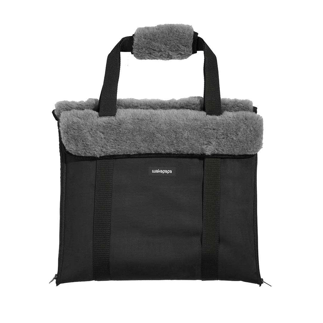 Merino Wickeltasche "Nero"