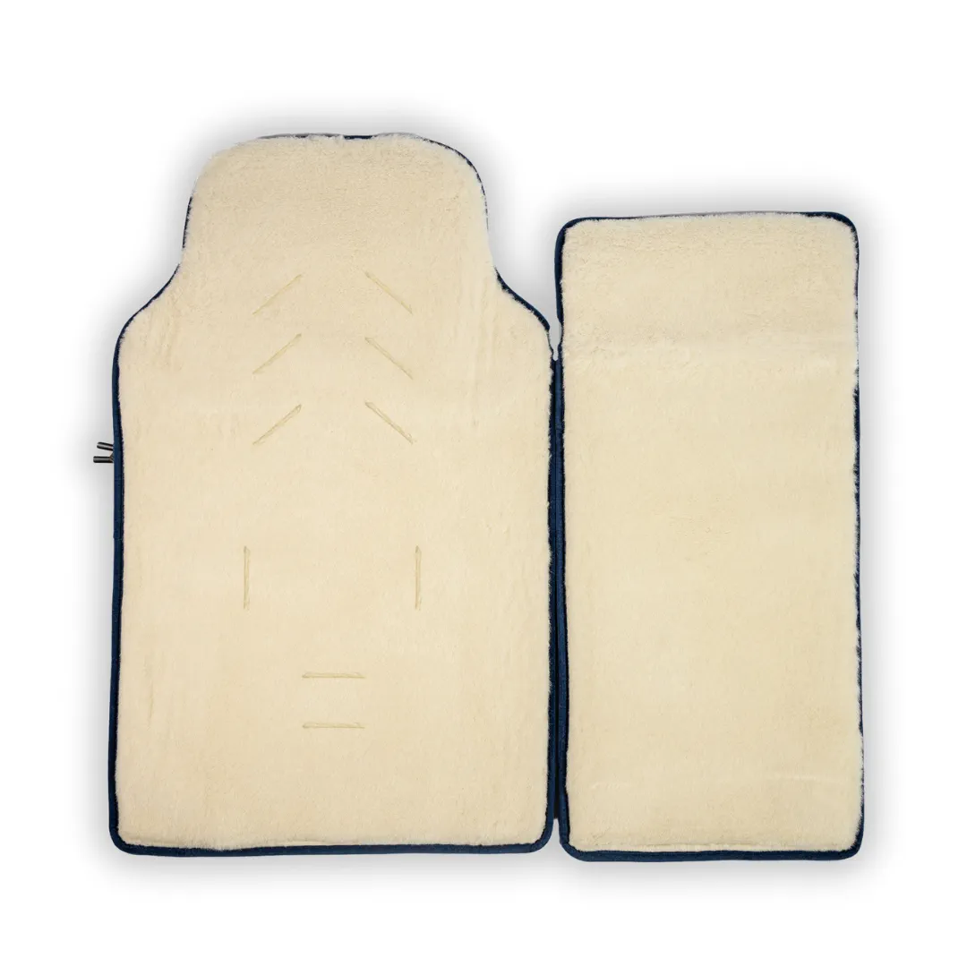 Merino Fußsack "Denim Pure"