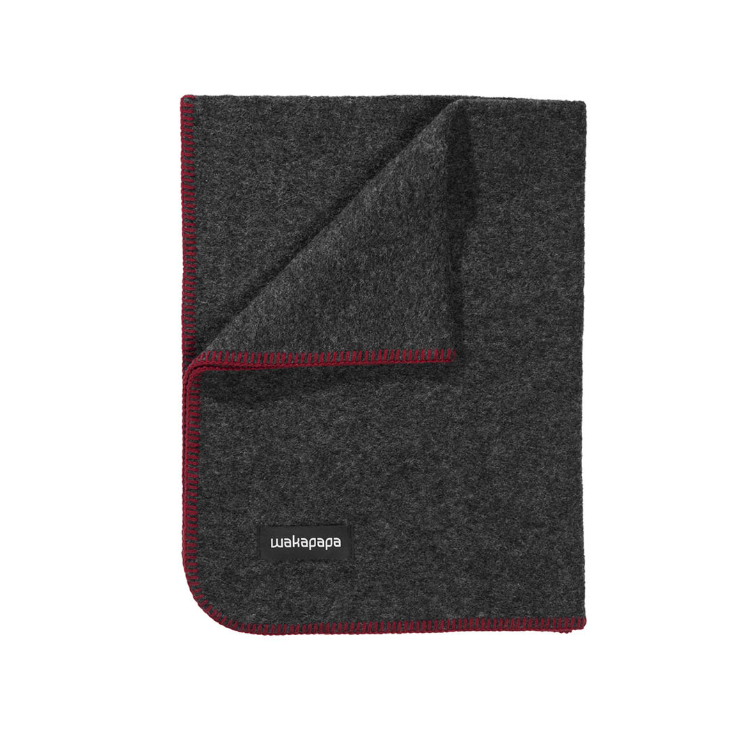 Merino Wollfleece Decke "Grigio"