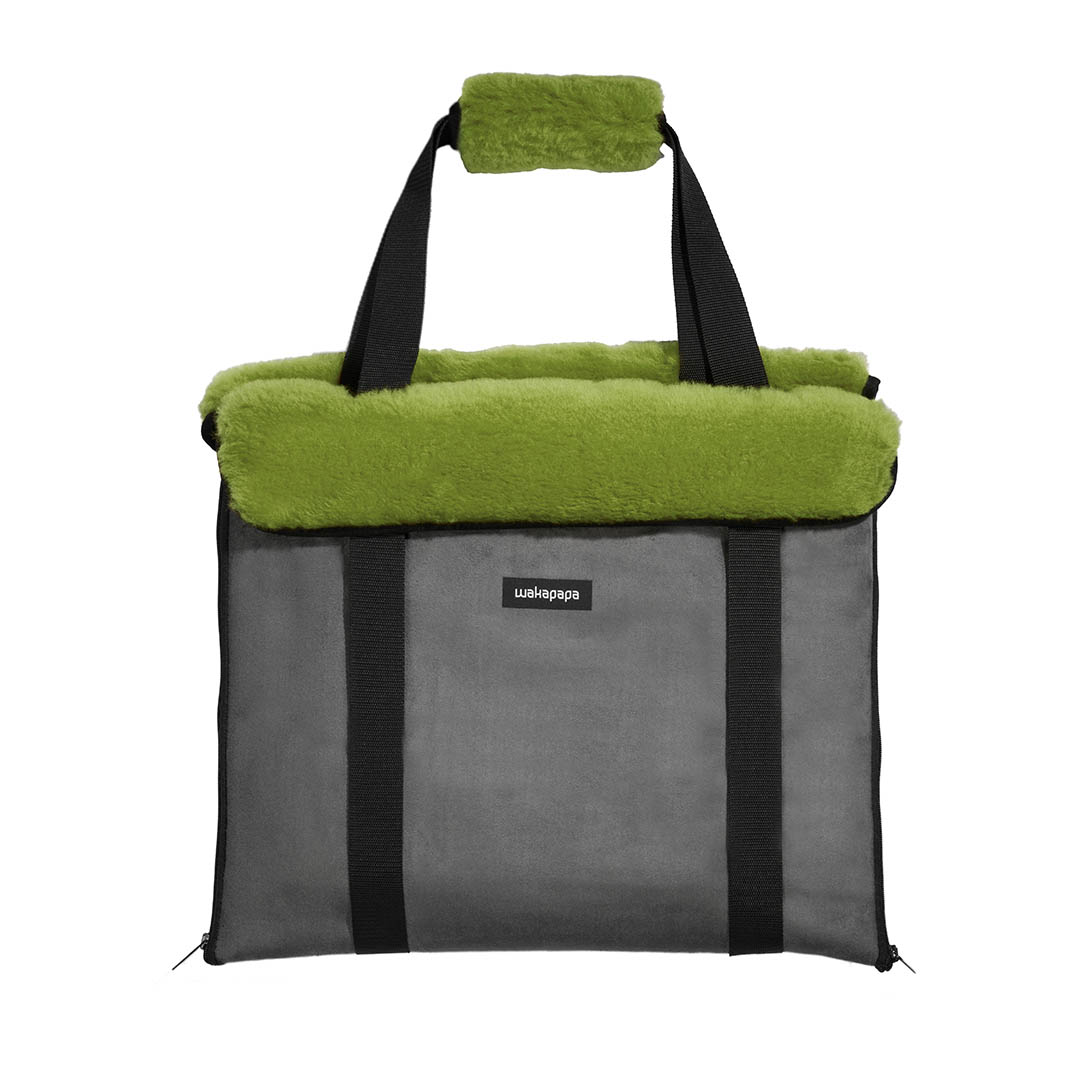 Merino Wickeltasche "Grigio"