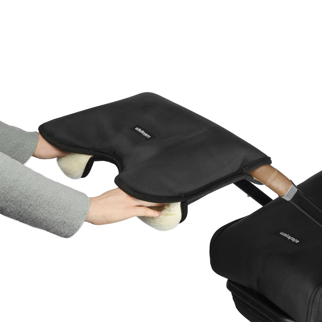 Merino Handwärmer "Nero"