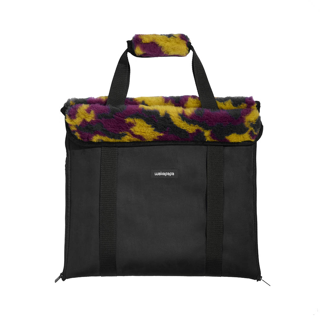 Merino Wickeltasche "Nero"