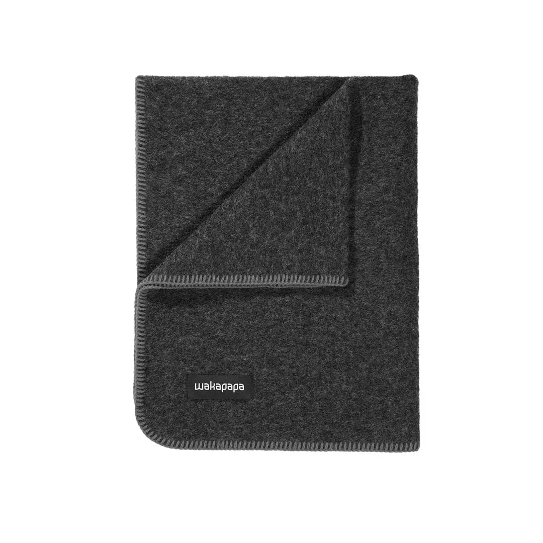 Merino Wollfleece Decke "Grigio"