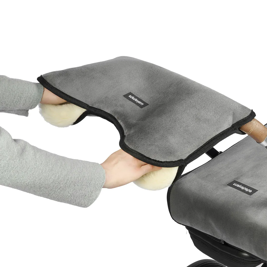 Merino Handwärmer "Grigio"