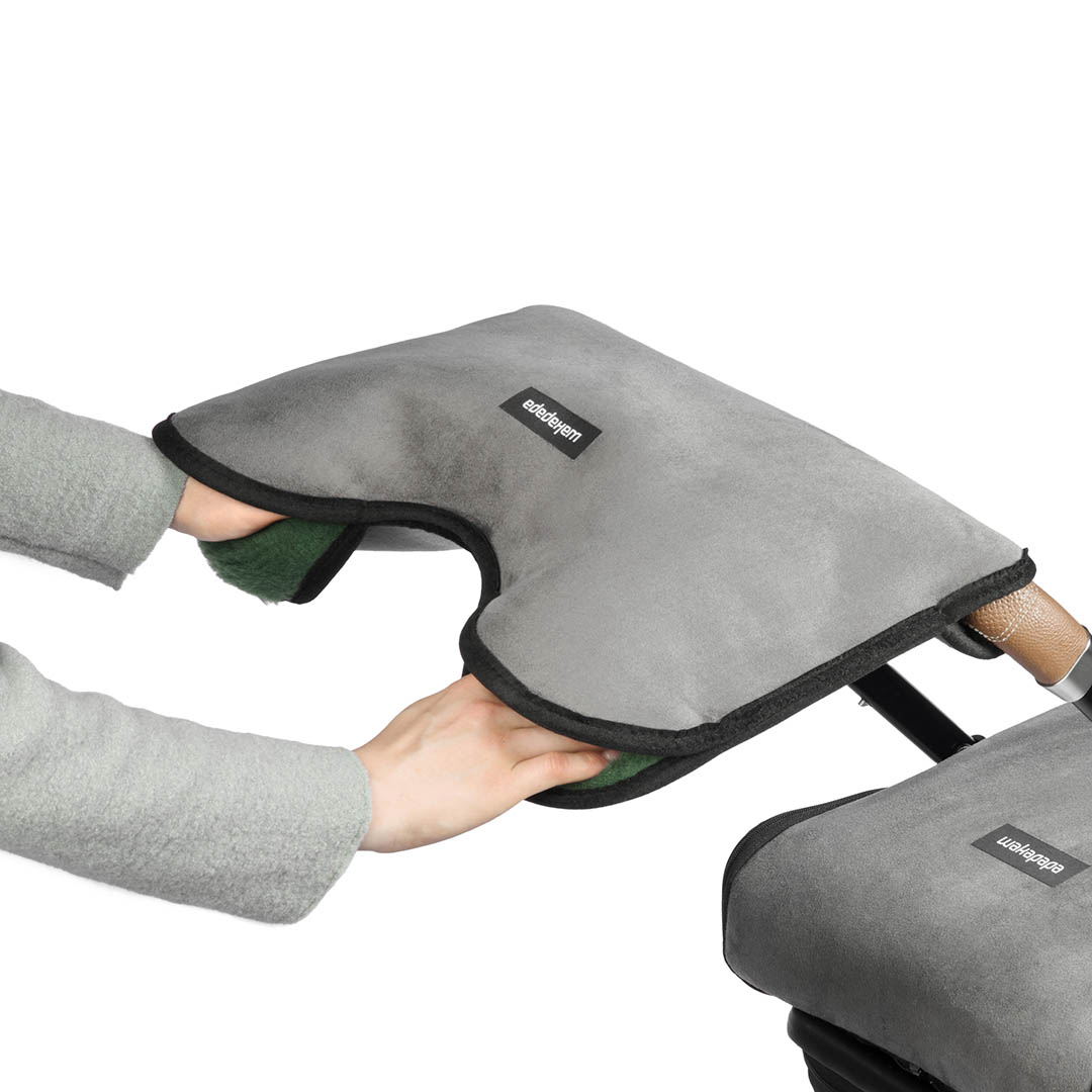 Merino Handwärmer "Grigio"