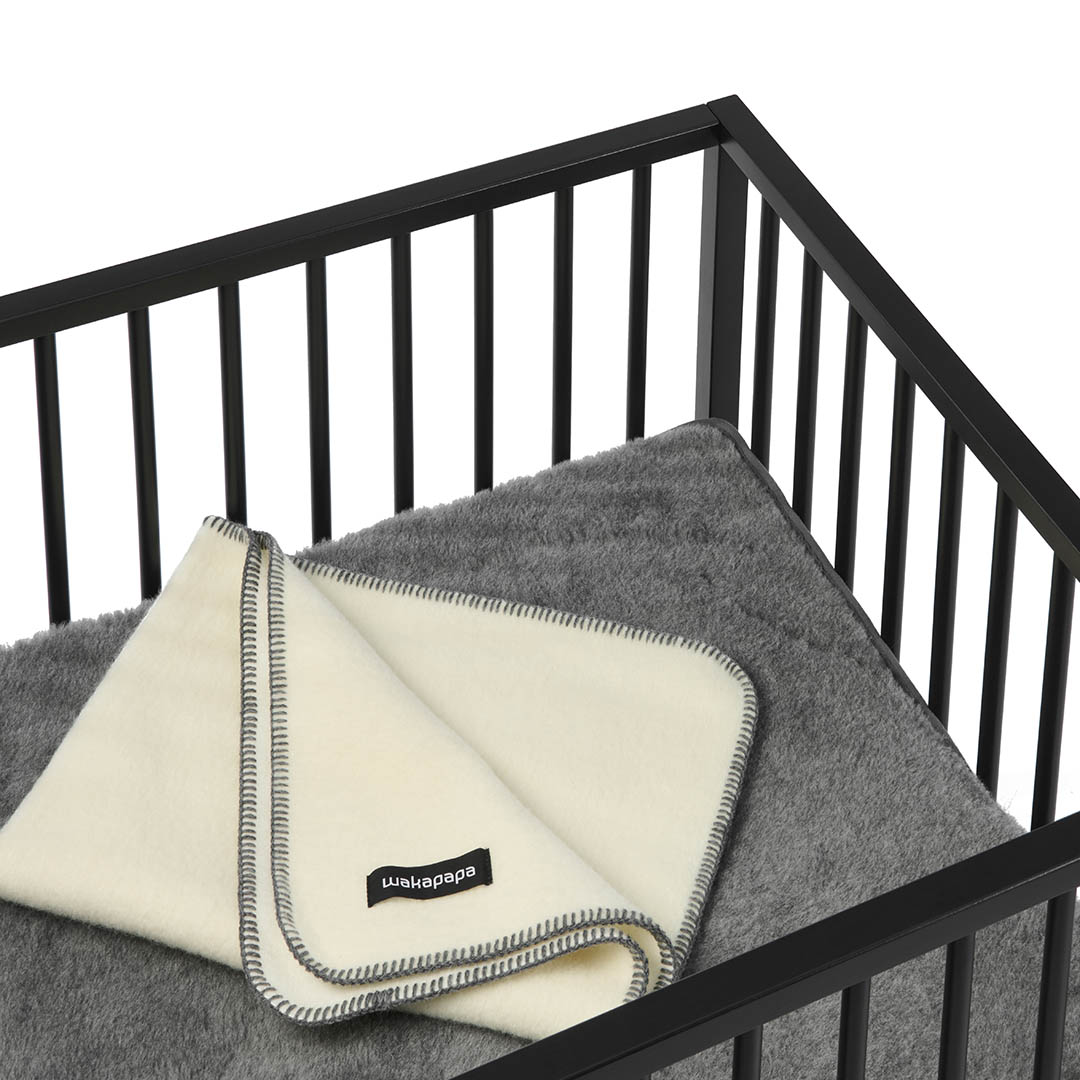 Merino Wollfleece Decke "Naturale"