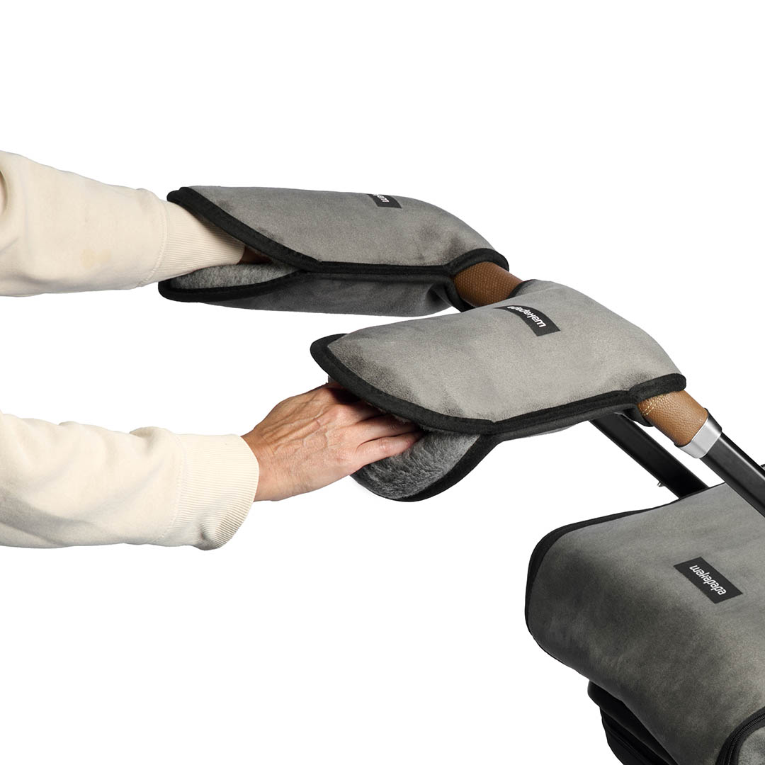 Merino Handwärmer Set "Grigio"