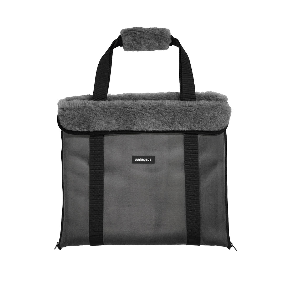 Merino Wickeltasche "Grigio"