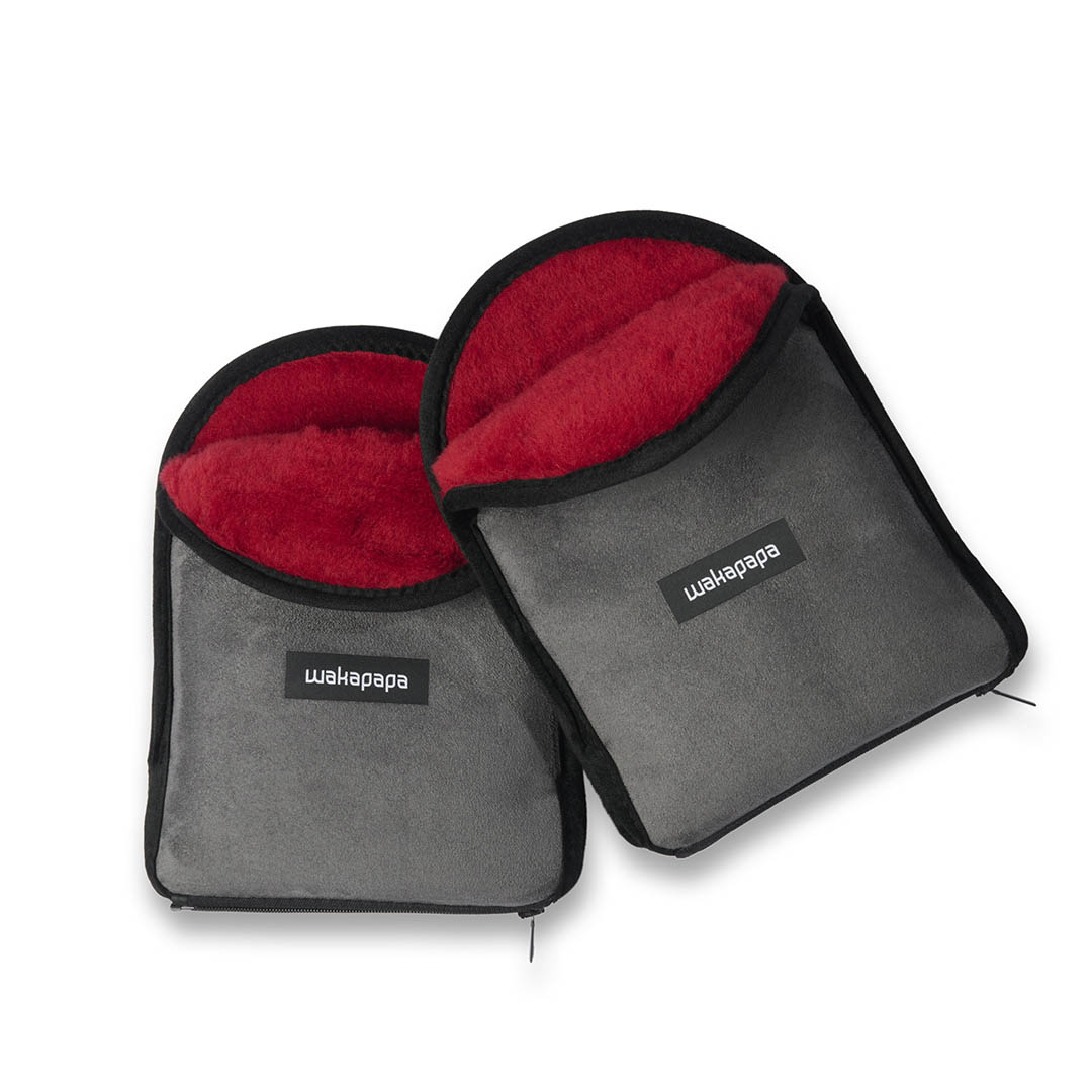 Merino Handwärmer Set "Grigio"