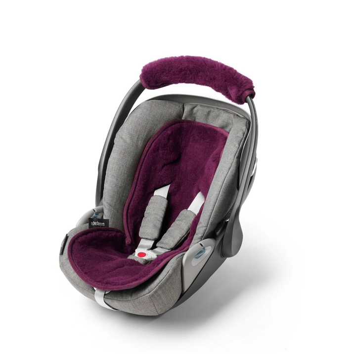 Merino Universaleinlage "Burgundy" - Dunkelrot