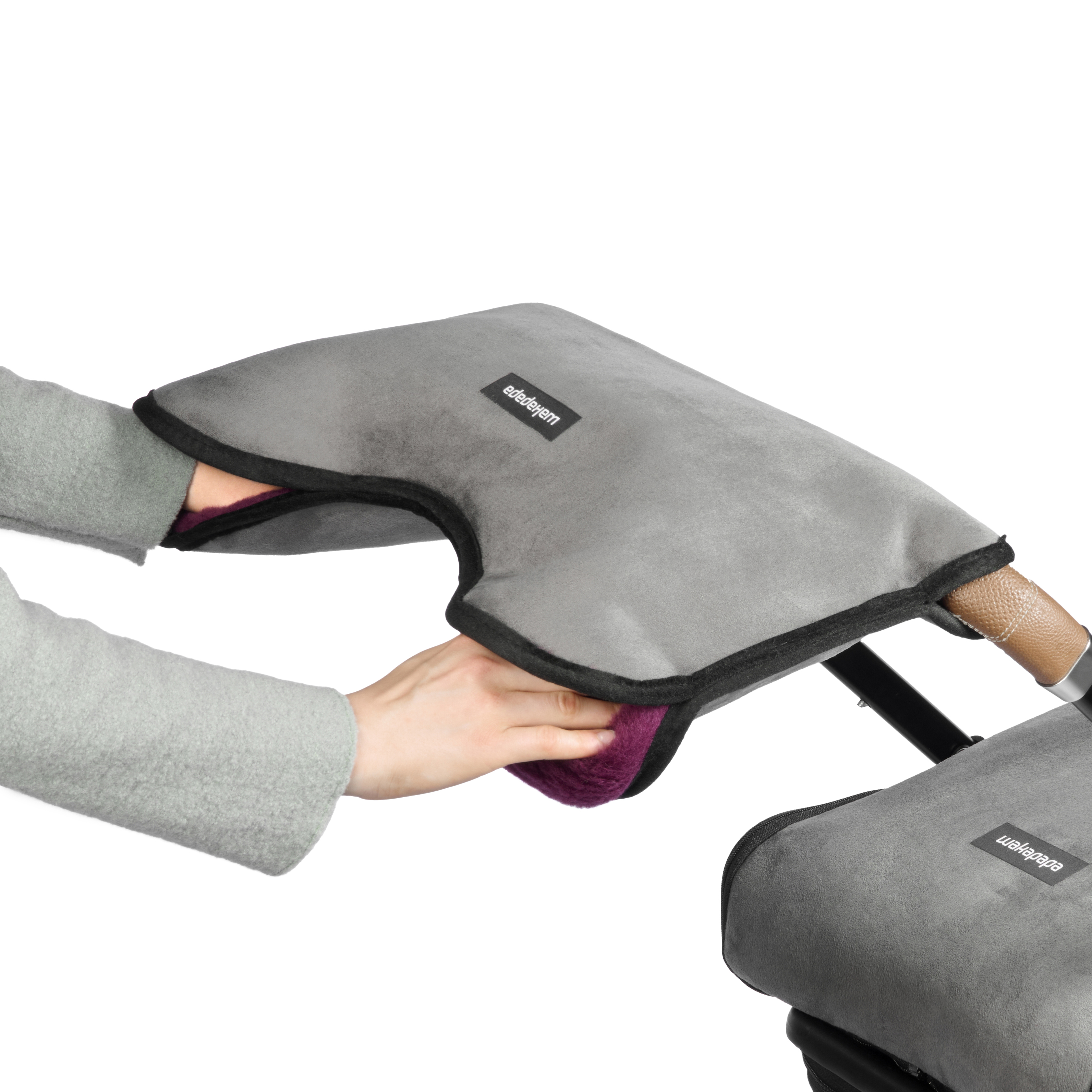 Merino Handwärmer "Grigio"