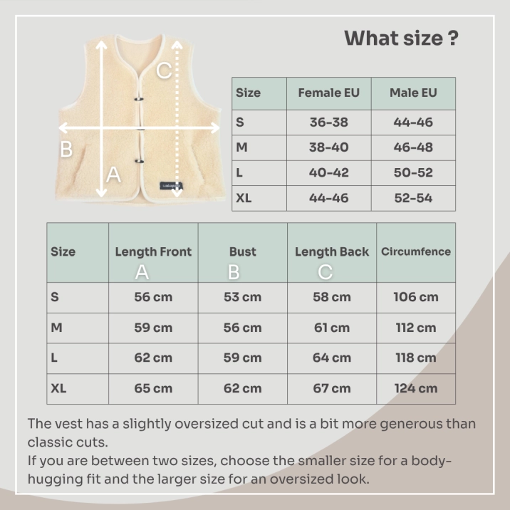 Merino Weste Teddyfleece Unisex "Notte" Dunkelblau