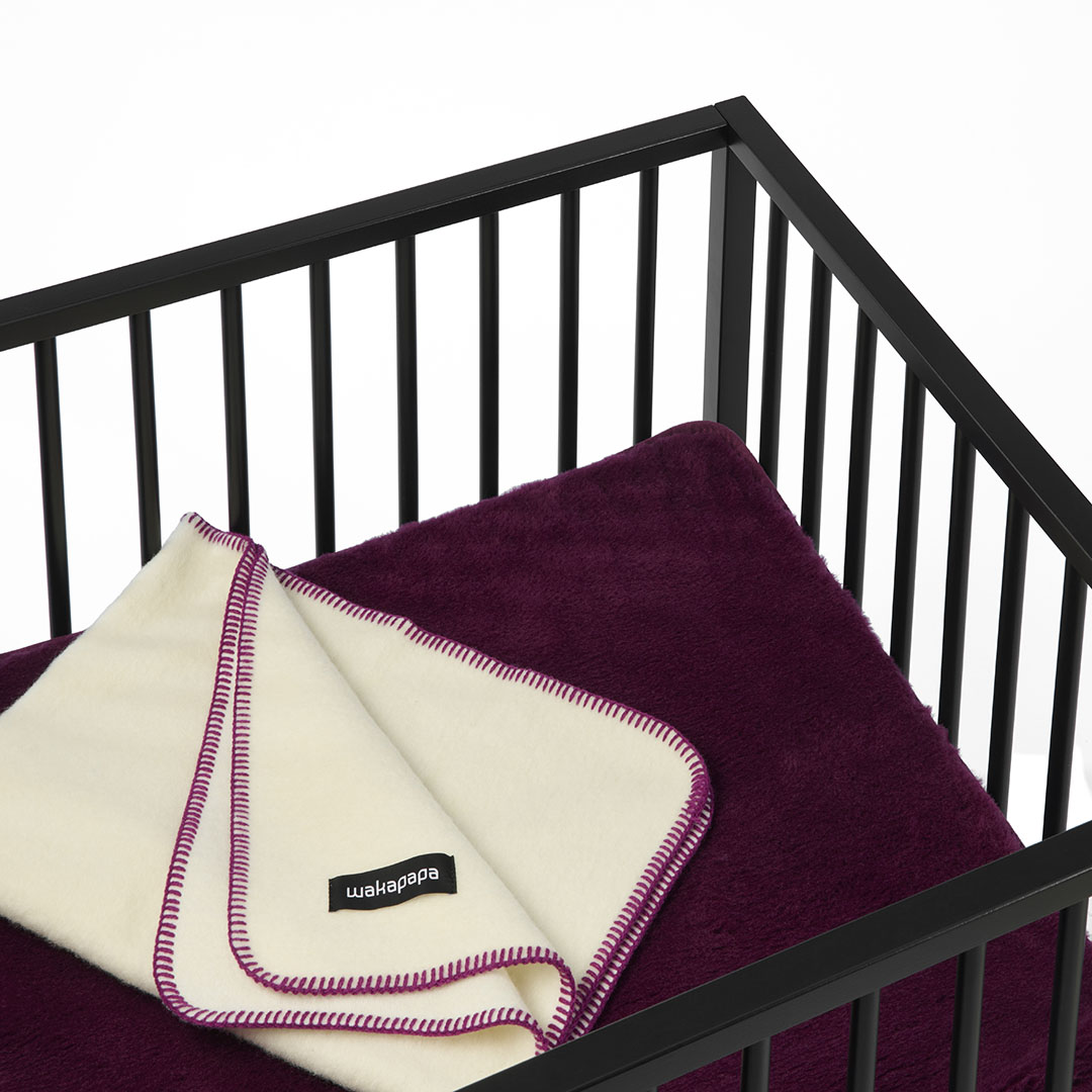 Merino Wollfleece Decke "Naturale"