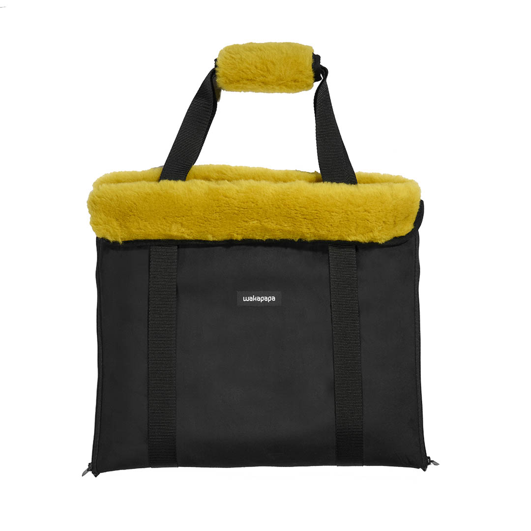 Merino Wickeltasche "Nero"