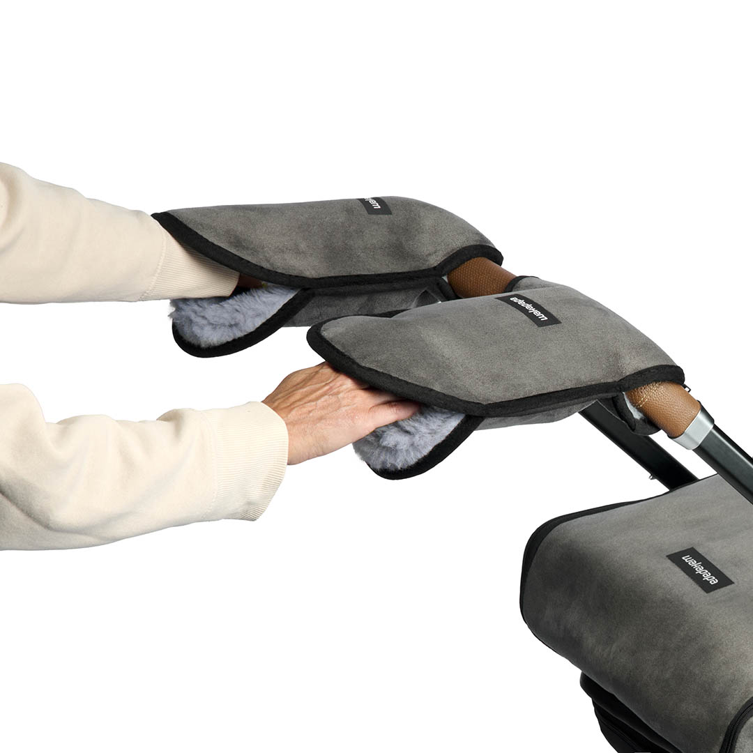Merino Handwärmer Set "Grigio"